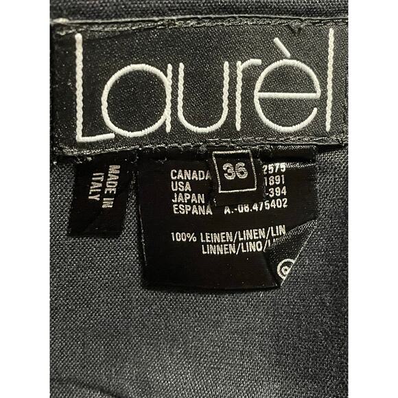 EUC - Laurèl Linen Midi Pleated Halter Dress - Picture 4 of 5